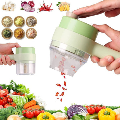Vegetable Cutter Set Portable Wireless Chopper