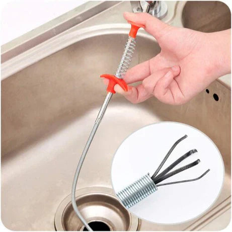 Spring Pipe Dredging Remover Tools & Drain Cleaner Sticks